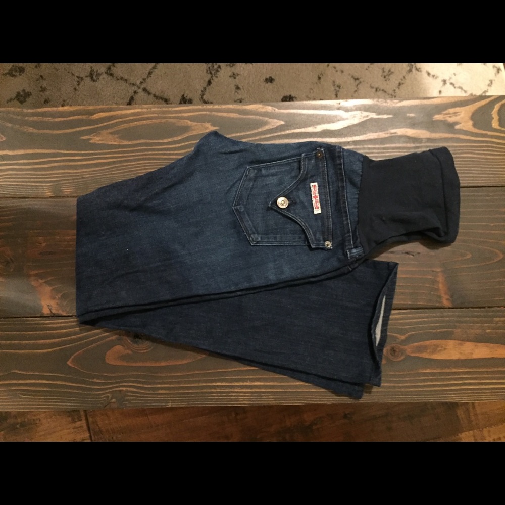 Pea in a pod Hudson boot cut maternity jeans